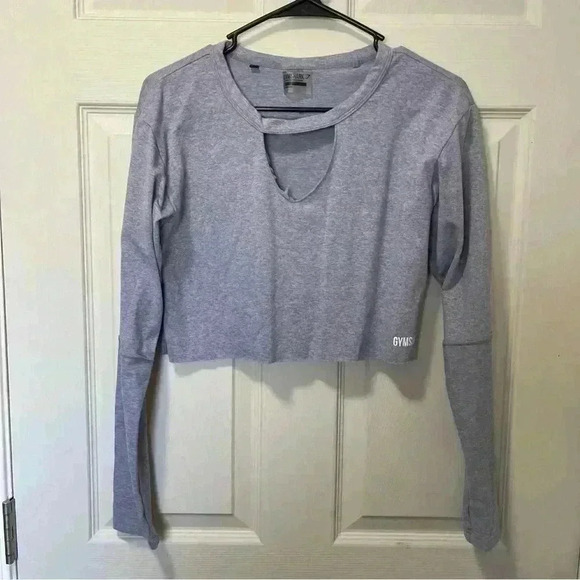 Gymshark Powder Down Crop Top Women's Size Sz Small - Picture 1 of 7